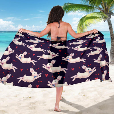 Rabbit Pattern Print Design RB016 Sarong Pareo Wrap-JORJUNE.COM