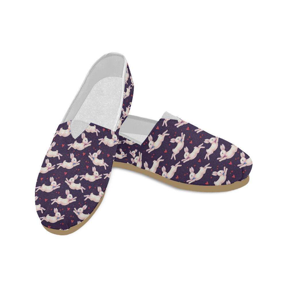 Rabbit Pattern Print Design RB016 Women Casual Shoes-JorJune.com