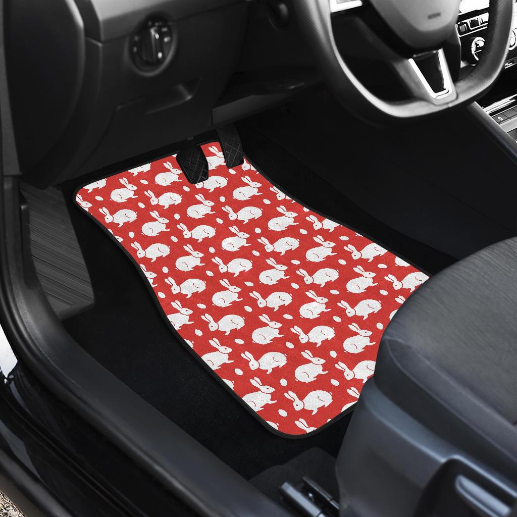 Rabbit Pattern Print Design RB017 Car Floor Mats-JORJUNE.COM