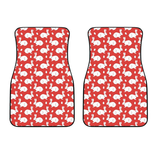 Rabbit Pattern Print Design RB017 Car Floor Mats-JORJUNE.COM
