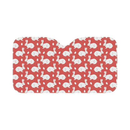 Rabbit Pattern Print Design RB017 Car Sun Shade-JorJune