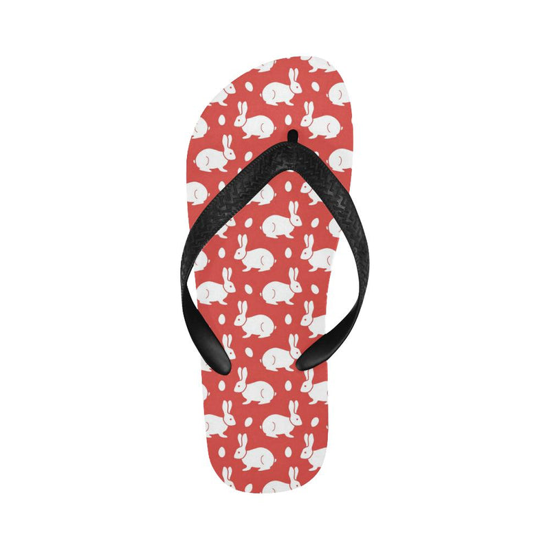 Rabbit Pattern Print Design RB017 Flip Flops-JorJune