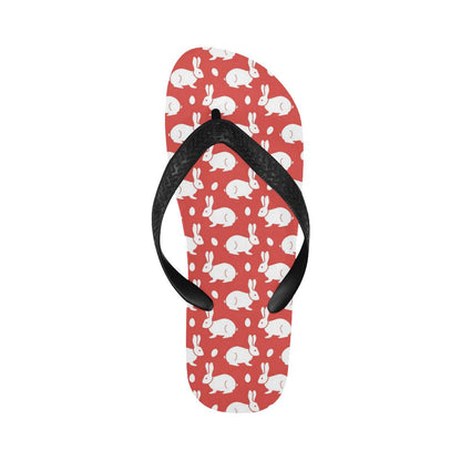 Rabbit Pattern Print Design RB017 Flip Flops-JorJune