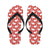 Rabbit Pattern Print Design RB017 Flip Flops-JorJune