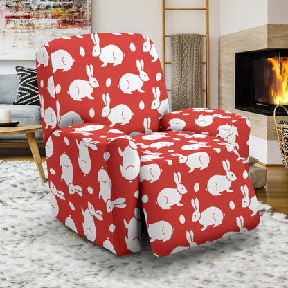 Rabbit Pattern Print Design RB017 Recliner Slipcover-JORJUNE.COM