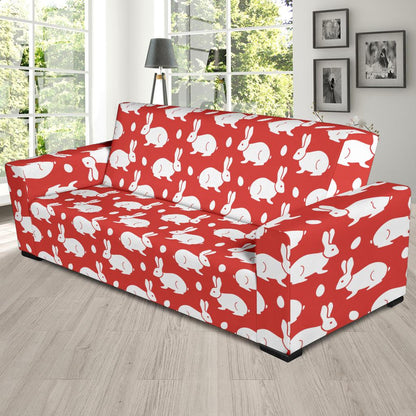 Rabbit Pattern Print Design RB017 Sofa Slipcover-JORJUNE.COM