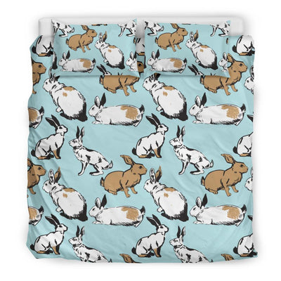 Rabbit Pattern Print Design RB018 Duvet Cover Bedding Set-JORJUNE.COM