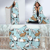 Rabbit Pattern Print Design RB018 Hooded Blanket-JORJUNE.COM