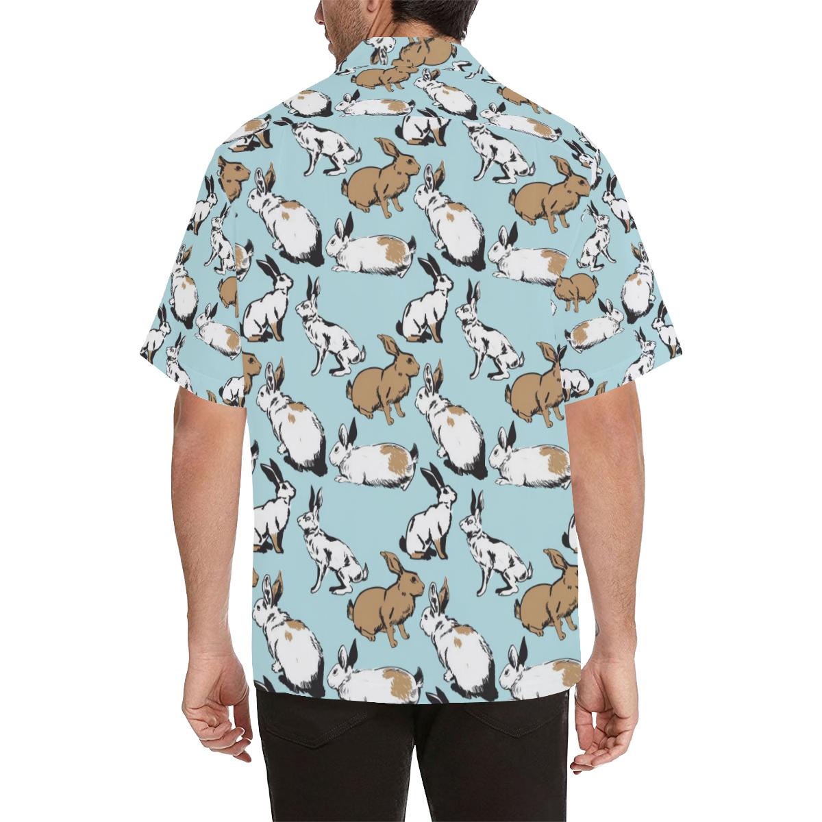 Rabbit Pattern Print Design RB018 Men Hawaiian Shirt-JorJune