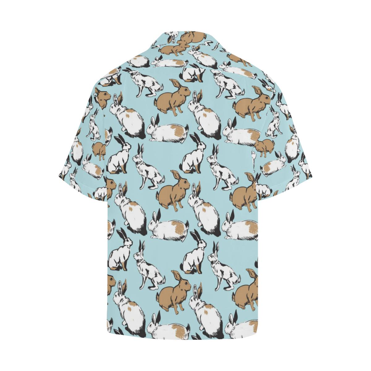 Rabbit Pattern Print Design RB018 Men Hawaiian Shirt-JorJune