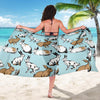 Rabbit Pattern Print Design RB018 Sarong Pareo Wrap-JORJUNE.COM