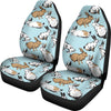 Rabbit Pattern Print Design RB018 Universal Fit Car Seat Covers-JorJune