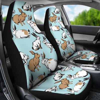 Rabbit Pattern Print Design RB018 Universal Fit Car Seat Covers-JorJune