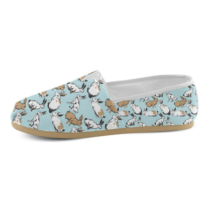 Rabbit Pattern Print Design RB018 Women Casual Shoes-JorJune.com