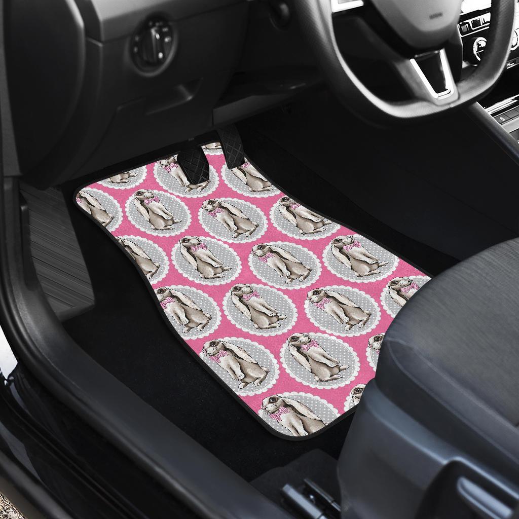 Rabbit Pattern Print Design RB019 Car Floor Mats-JORJUNE.COM