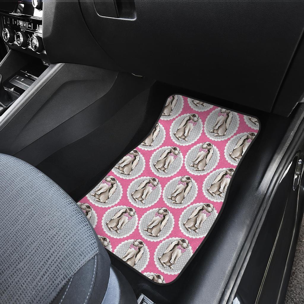 Rabbit Pattern Print Design RB019 Car Floor Mats-JORJUNE.COM