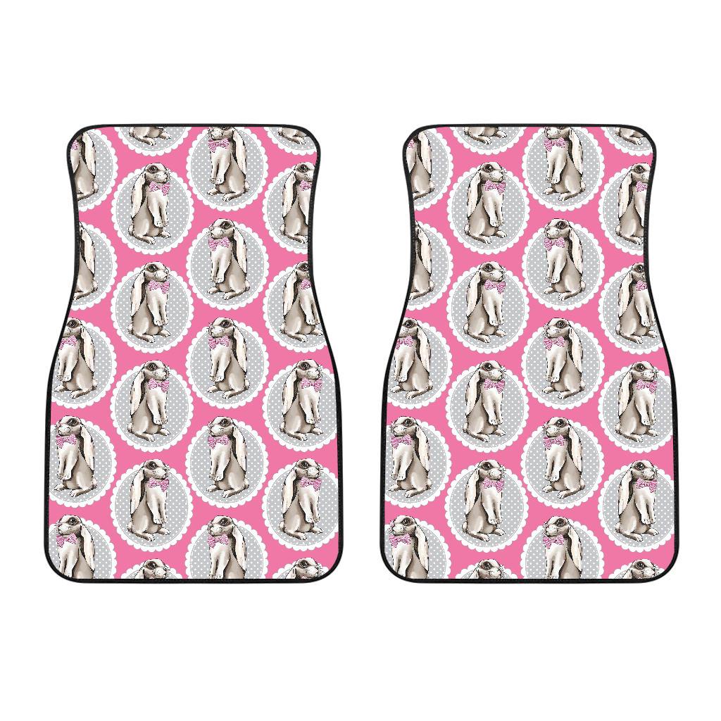 Rabbit Pattern Print Design RB019 Car Floor Mats-JORJUNE.COM