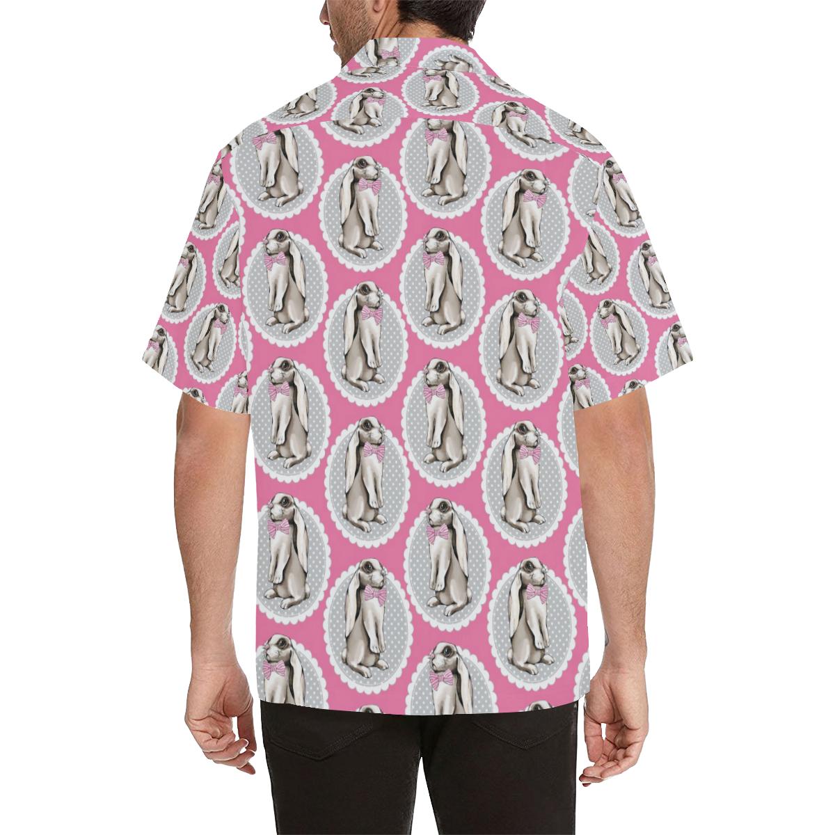Rabbit Pattern Print Design RB019 Men Hawaiian Shirt-JorJune