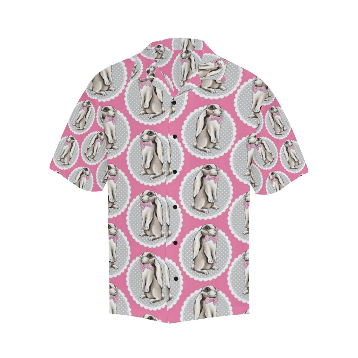 Rabbit Pattern Print Design RB019 Men Hawaiian Shirt-JorJune