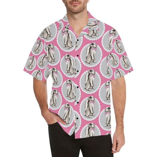 Rabbit Pattern Print Design RB019 Men Hawaiian Shirt-JorJune