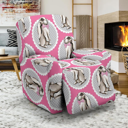 Rabbit Pattern Print Design RB019 Recliner Slipcover-JORJUNE.COM