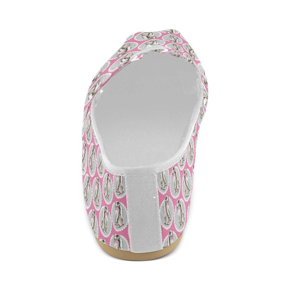 Rabbit Pattern Print Design RB019 Women Casual Shoes-JorJune.com