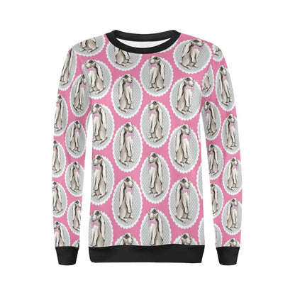 Rabbit Pattern Print Design RB019 Women Long Sleeve Sweatshirt-JorJune