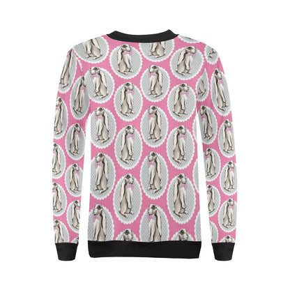 Rabbit Pattern Print Design RB019 Women Long Sleeve Sweatshirt-JorJune