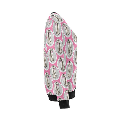 Rabbit Pattern Print Design RB019 Women Long Sleeve Sweatshirt-JorJune