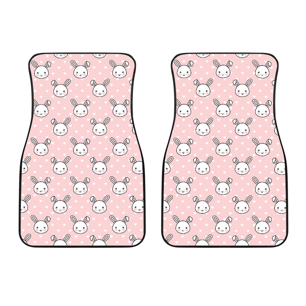 Rabbit Pattern Print Design RB02 Car Floor Mats-JORJUNE.COM