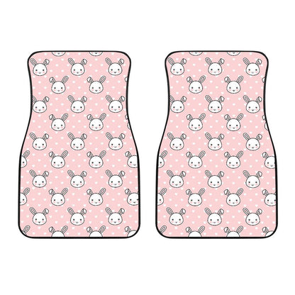 Rabbit Pattern Print Design RB02 Car Floor Mats-JORJUNE.COM
