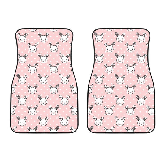 Rabbit Pattern Print Design RB02 Car Floor Mats-JORJUNE.COM