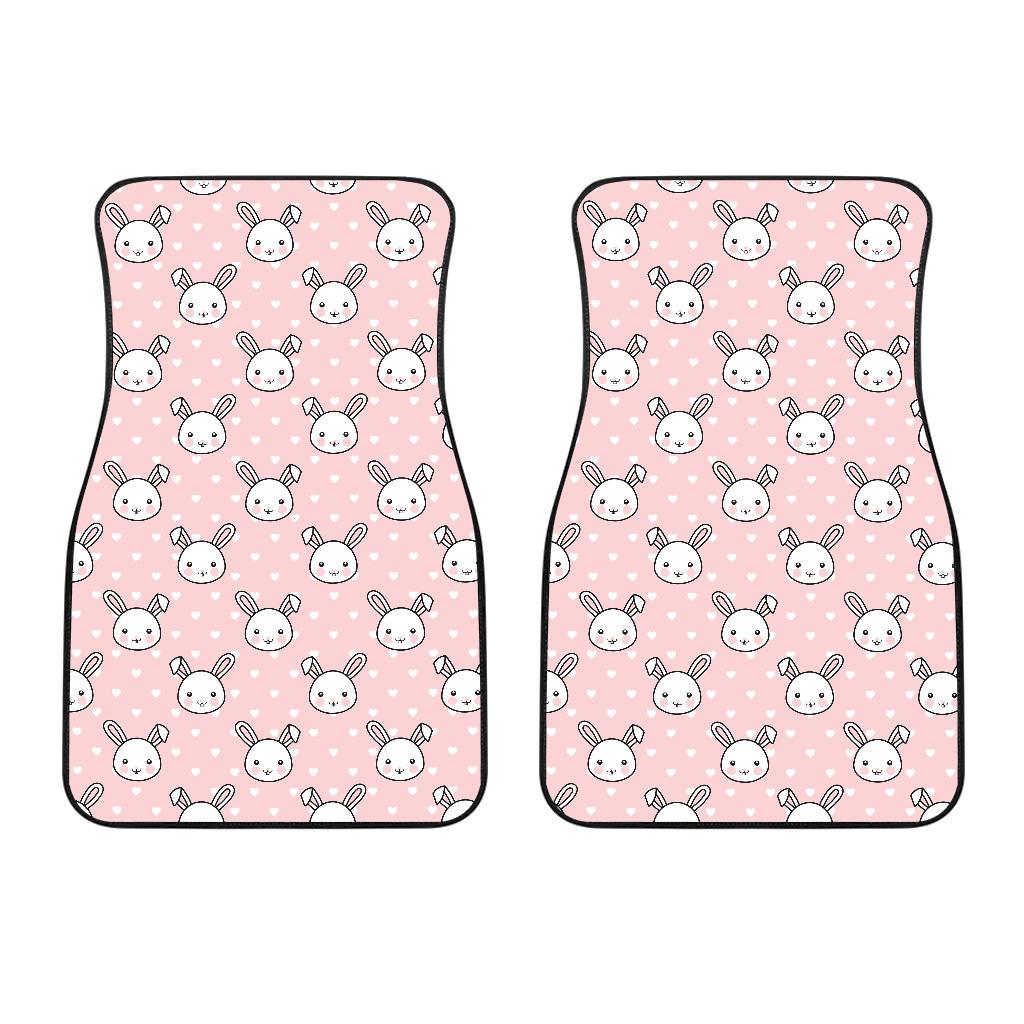 Rabbit Pattern Print Design RB02 Car Floor Mats-JORJUNE.COM