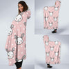 Rabbit Pattern Print Design RB02 Hooded Blanket-JORJUNE.COM