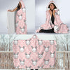 Rabbit Pattern Print Design RB02 Hooded Blanket-JORJUNE.COM