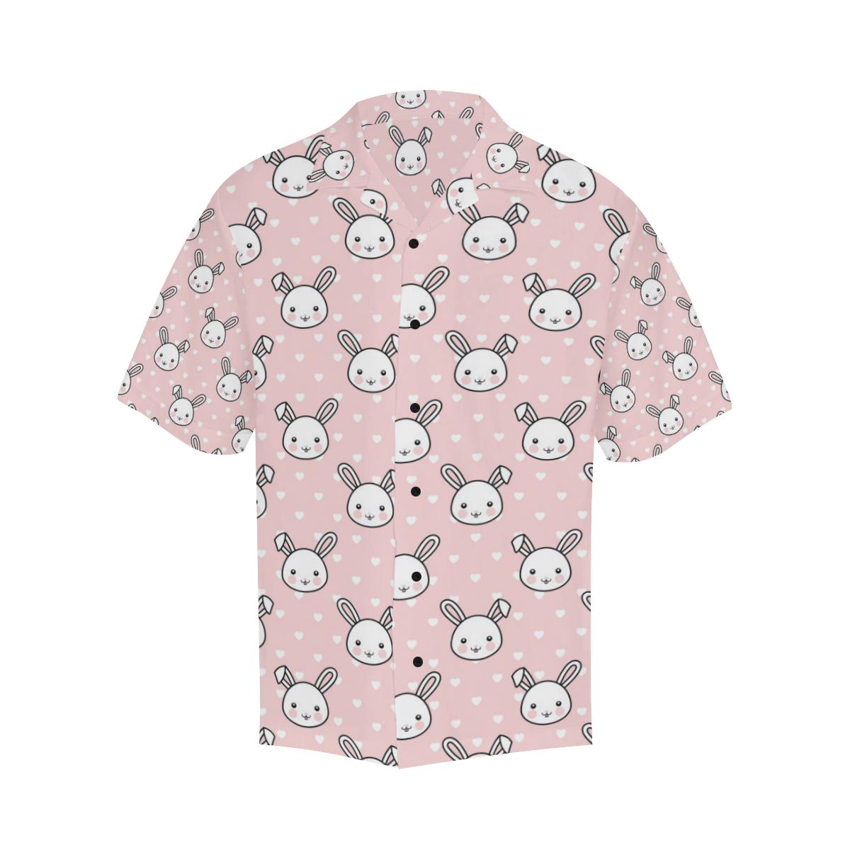 Rabbit Pattern Print Design RB02 Men Hawaiian Shirt-JorJune