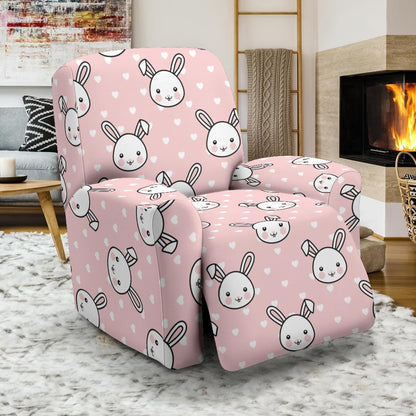 Rabbit Pattern Print Design RB02 Recliner Slipcover-JORJUNE.COM