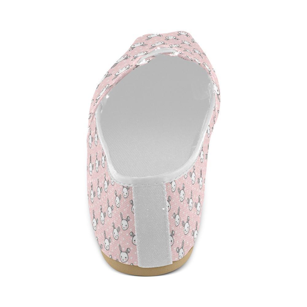 Rabbit Pattern Print Design RB02 Women Casual Shoes-JorJune.com