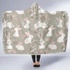 Rabbit Pattern Print Design RB03 Hooded Blanket-JORJUNE.COM