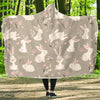 Rabbit Pattern Print Design RB03 Hooded Blanket-JORJUNE.COM