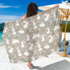 Rabbit Pattern Print Design RB03 Sarong Pareo Wrap-JORJUNE.COM