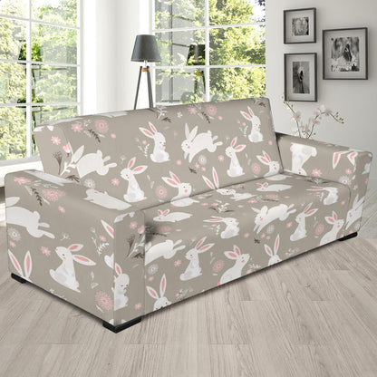 Rabbit Pattern Print Design RB03 Sofa Slipcover-JORJUNE.COM