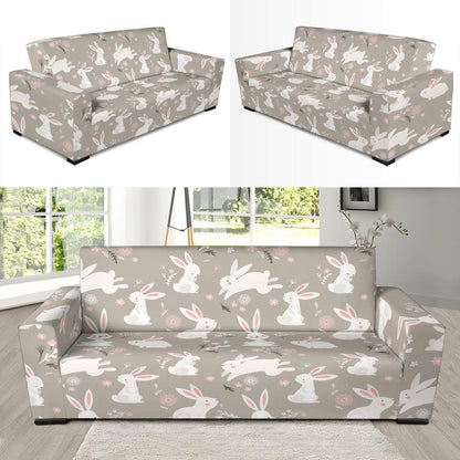 Rabbit Pattern Print Design RB03 Sofa Slipcover-JORJUNE.COM