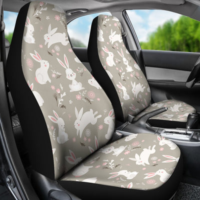 Rabbit Pattern Print Design RB03 Universal Fit Car Seat Covers-JorJune