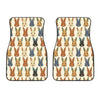 Rabbit Pattern Print Design RB04 Car Floor Mats-JORJUNE.COM