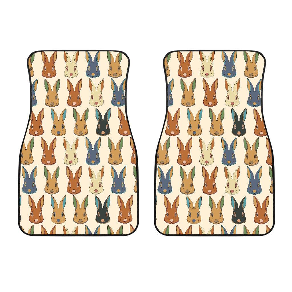 Rabbit Pattern Print Design RB04 Car Floor Mats-JORJUNE.COM