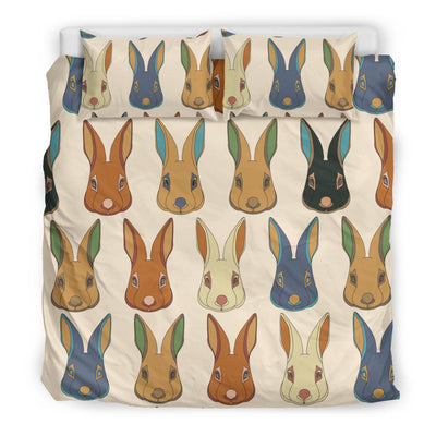 Rabbit Pattern Print Design RB04 Duvet Cover Bedding Set-JORJUNE.COM