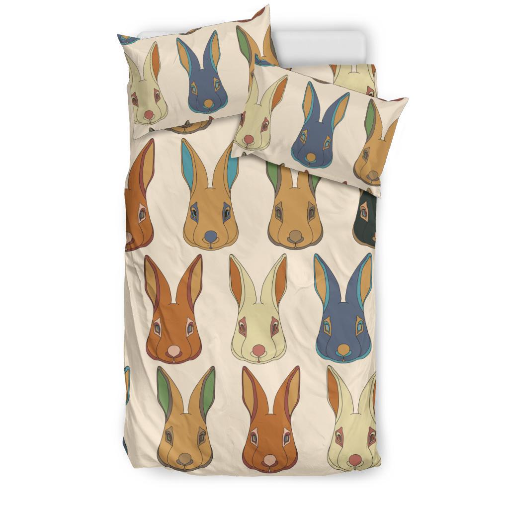 Rabbit Pattern Print Design RB04 Duvet Cover Bedding Set-JORJUNE.COM