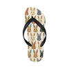 Rabbit Pattern Print Design RB04 Flip Flops-JorJune