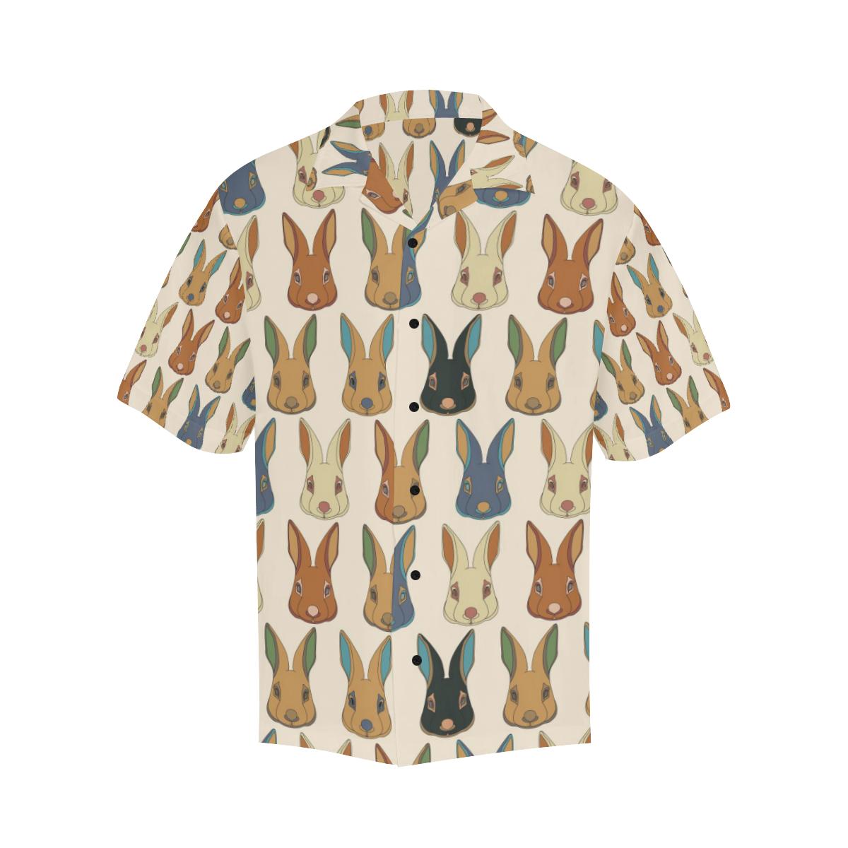 Rabbit Pattern Print Design RB04 Men Hawaiian Shirt-JorJune